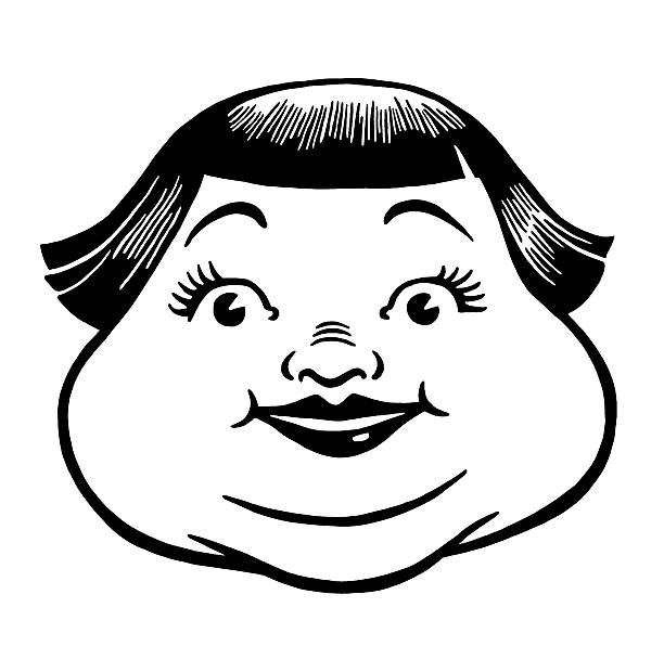 Best Chubby Face Illustrations Royalty Free Vector Graphics And Clip Art