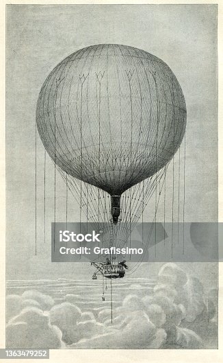 istock Hot Air Balloon Humboldt 1893 Germany 1363479252