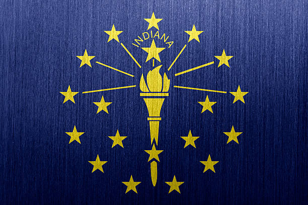 Best Indiana Flag Illustrations, Royalty-Free Vector Graphics & Clip ...