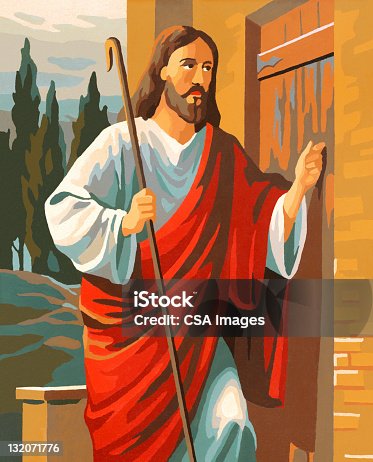 istock Jesus Knocking on Door 132071776