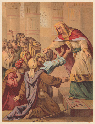 Joseph Forgives His Brothers (Genesis 45). Chromolithograph, published, in 1886.