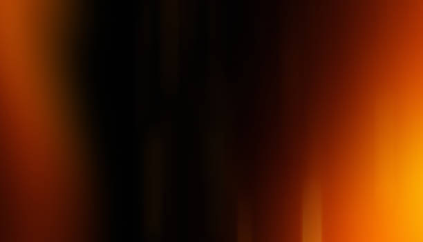 Light Leak Orange light leak over black background film industry stock illustrations