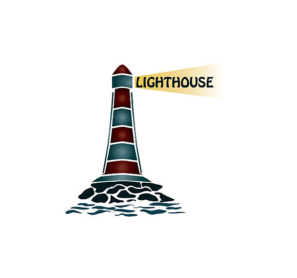 Lighthouse vector art illustration