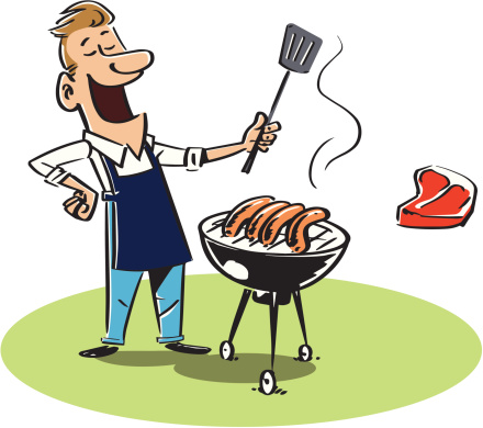 Man With BBQ