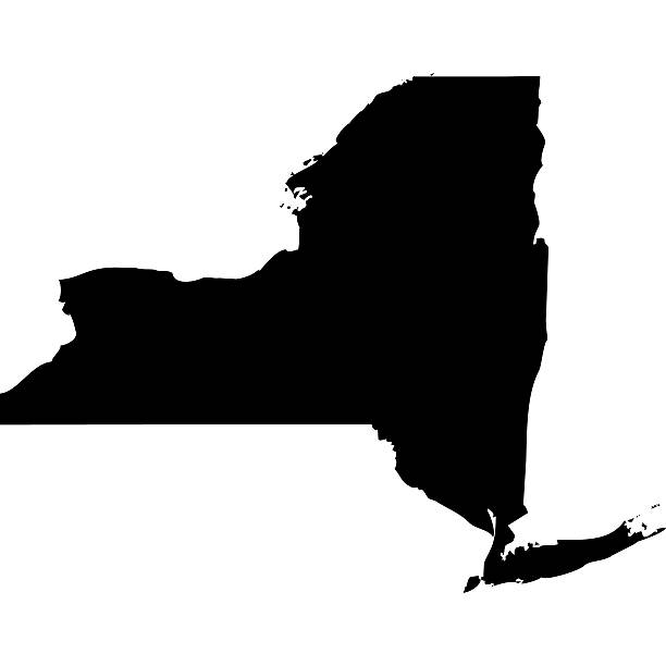 Top 60 New York State Outline Clip Art, Vector Graphics and