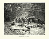 istock Middlesboro Kentucky, Opening of the coal mine, Victorian 19th Century 1324587273