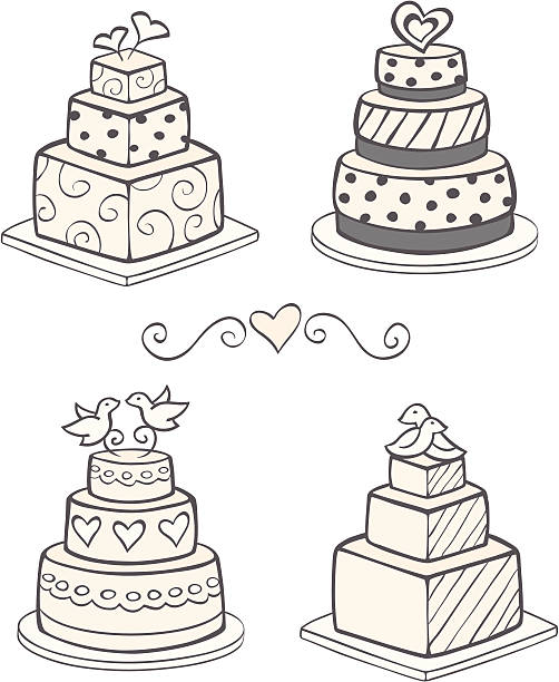 Download Royalty Free Wedding Cake Clip Art, Vector Images ...