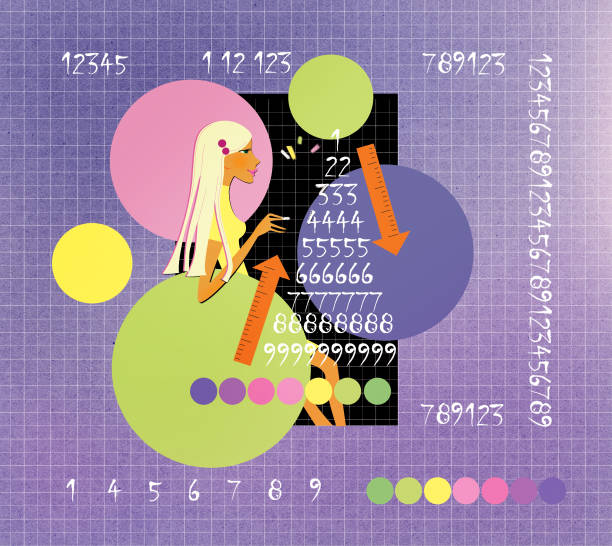 ilustrações de stock, clip art, desenhos animados e ícones de numerology. fortunetelling - numerologia