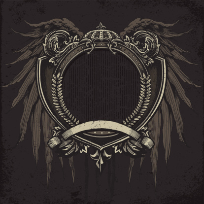 Ornate Heraldry Crest: Version 2