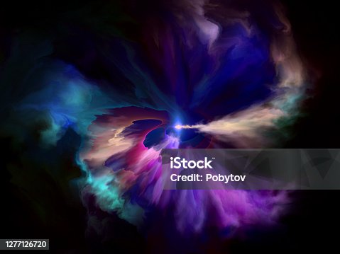 istock Outer space fantasy 1277126720