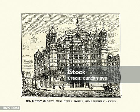 istock D'Oyly Carte Opera House, Shaftesbury Avenue, London, 1891 1169710061