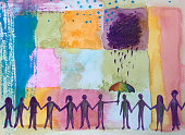 istock People holding hands and offering assistance to a person in need. Concept of care, emotional  support. 1331197535