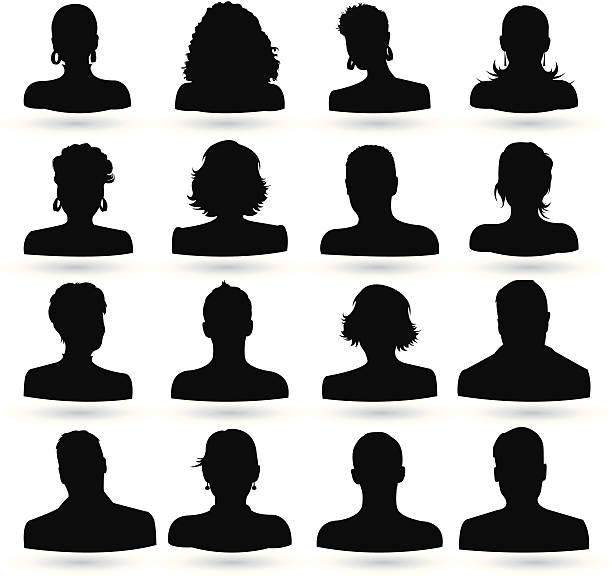 people icons vector file of people icons teacher silhouettes stock illustrations