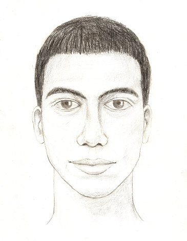 A composite sketch of a possible suspect