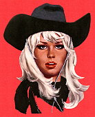istock Portrait of a Cowgirl 1328218612