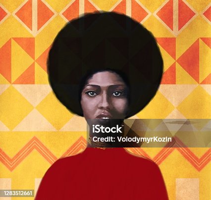 istock Portrait of a young woman  of African type Falashi 1283512661