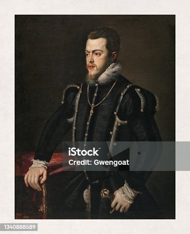 istock Portrait of Philip II of Spain 1340888589