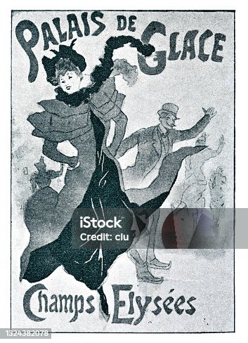 istock Poster for Palais de Glace, Champs Elysées, Paris, 1896 1324382078