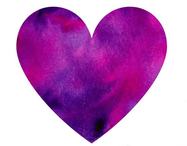 Pink  Purple HEARTS 