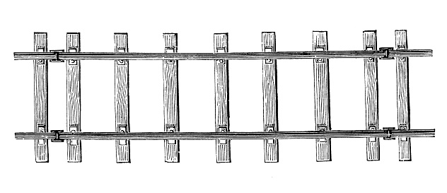 Illustration of a Railroad track