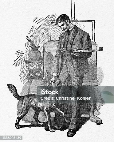 istock Rescued Dog with Man, Part 2 of 2 1336203439