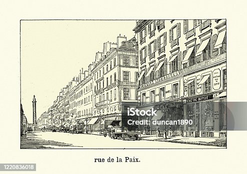 istock Rue de la Paix, Paris, France, 19th Century 1220836018