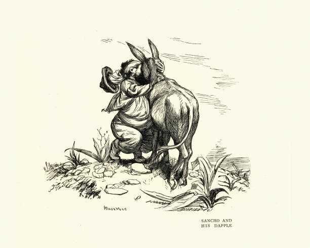 桑喬·潘紮和他的驢, 達普 - sancho 幅插畫檔、美工圖案、卡通及圖標