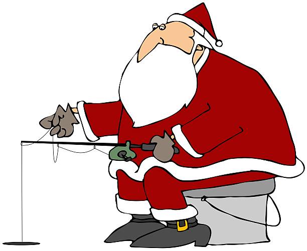 Download Fishing Christmas Illustrations, Royalty-Free Vector ...