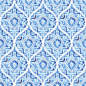 istock Seamless watercolor pattern. 1271881417