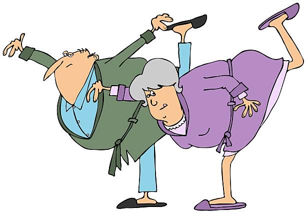 Royalty Free Old Man Dancing Clip Art Vector Images And Illustrations