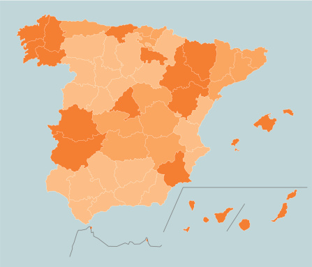 Separated Provinces of Spain