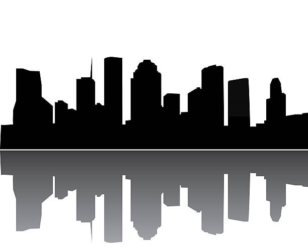 Houston Skyline Outline Stock Photos, Pictures & Royalty-Free Images