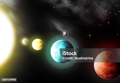 istock Sistema solare 1387479190