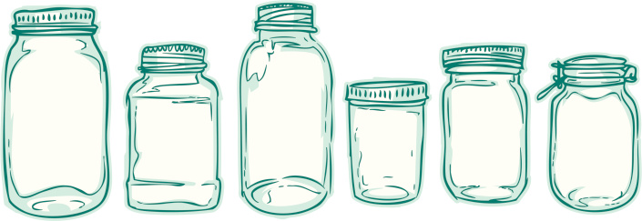 sketched jars
