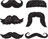 istock sketchy mustaches 165788660