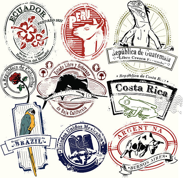 südlich von el norte - costa rica stock-grafiken, -clipart, -cartoons und -symbole