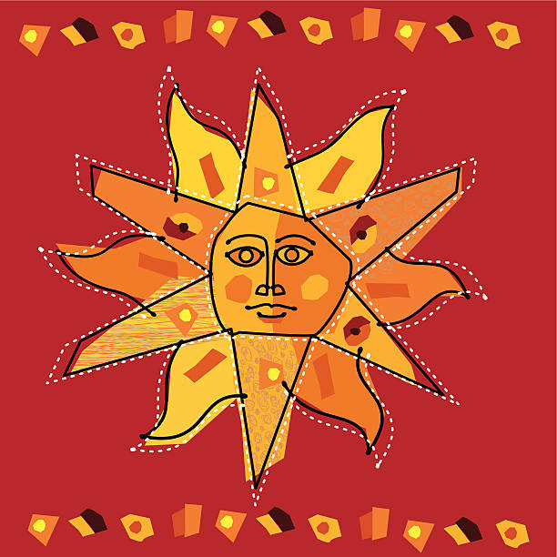 ilustraciones, imágenes clip art, dibujos animados e iconos de stock de sol personified. - tintanegra00