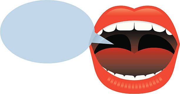 Menschlicher Mund Vektorgrafiken und Illustrationen - iStock