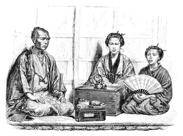 茶道 日本 1876 - 茶室点のイラスト素材／クリップアート素材／マンガ素材／アイコン素材