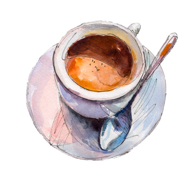 Royalty Free Latte Art Clip Art, Vector Images ...