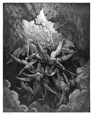 The Mouth Of Hell Of Engraving Stock Illustration - Download Image Now ...