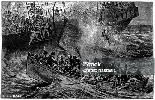 istock The sinking of Ville du Havre 1208628233
