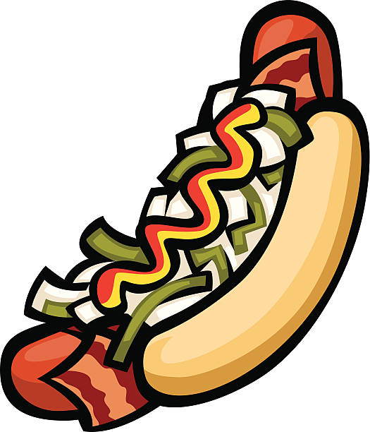 tj hot doga - tijuana stock illustrations