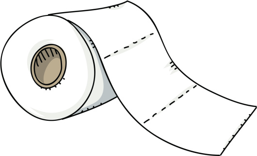 Toilet Paper Stock Illustration - Download Image Now - iStock