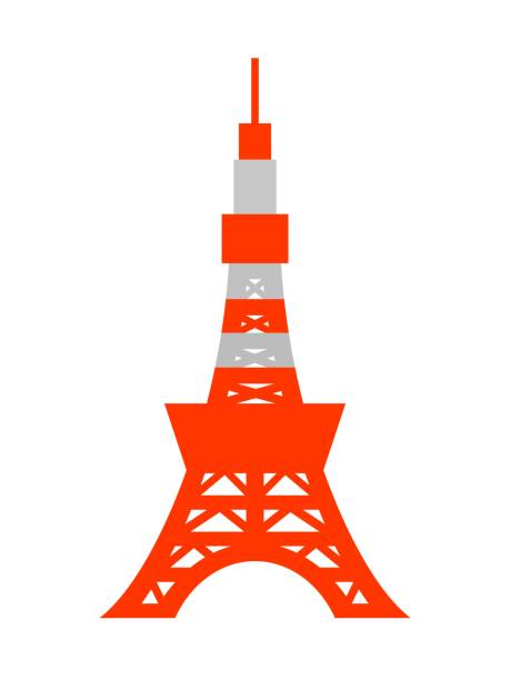 東京タワー - 東京タワー点のイラスト素材／クリップアート素材／マンガ素材／アイコン素材