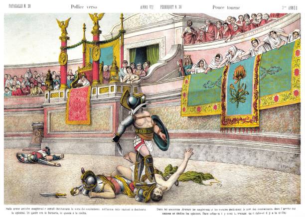 illustrazioni stock, clip art, cartoni animati e icone di tendenza di pollice girato, settimanale satirico del 1879 - eitan
