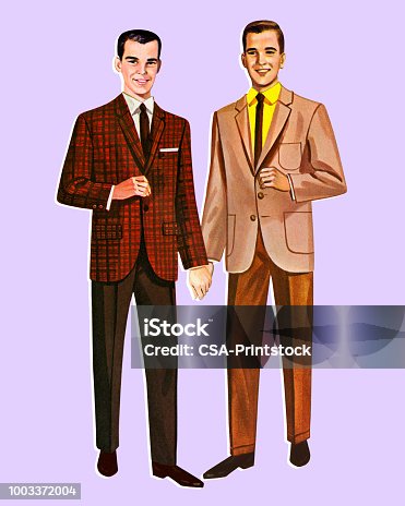 istock Two Paper Doll Men 1003372004
