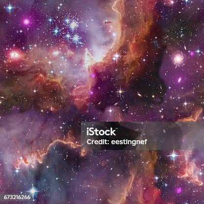 istock Universe background.Seamless.Elements of this Image Furnished by NASA. 673216266