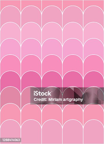 istock Vector of a pink gamut color scales, pattern, texture, background. 1288414063