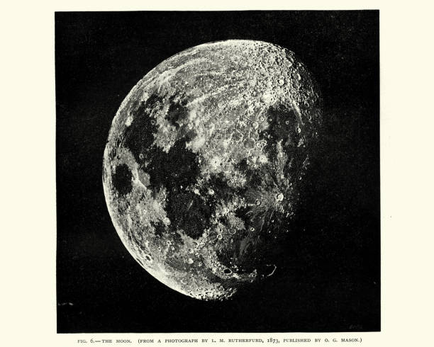 月面着陸 モノクロ イラスト素材 Istock